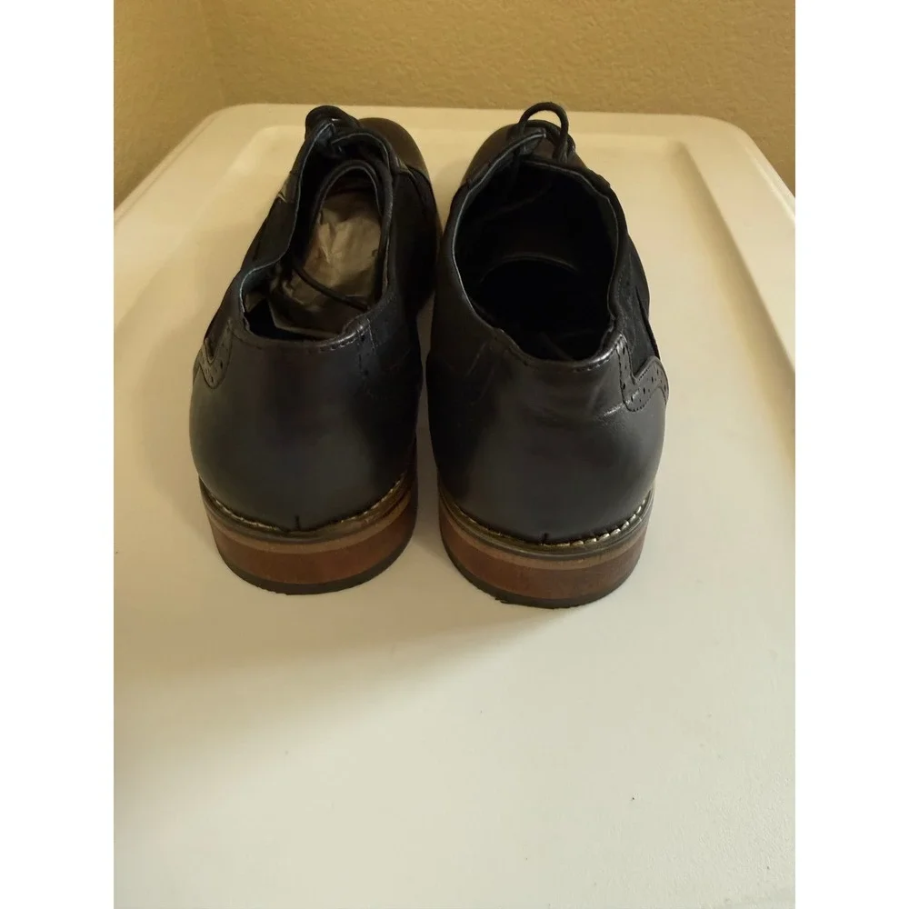 UV Signature Mens Black Oxford Dress Shoes  Size 11